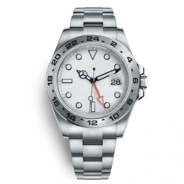 2020 moldura rotativa relógio de pulso masculino explorer ii mecânico automático 42 mm de diâmetro relógio de pulso masculino conjunto extremo data companheiro mal215c