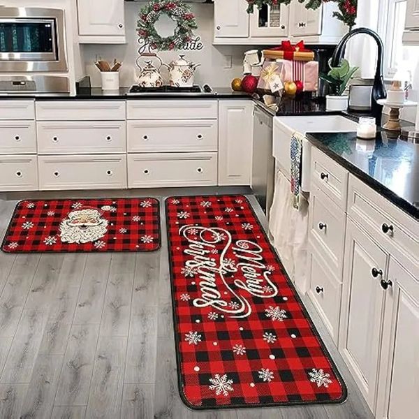 Tappetini da bagno Tappetino da cucina natalizio Casa Camera da letto Soggiorno Decorazioni per bambini Tappeto Corridoio Ingresso Zerbino Porta del bagno Tappeto antiscivolo 230928