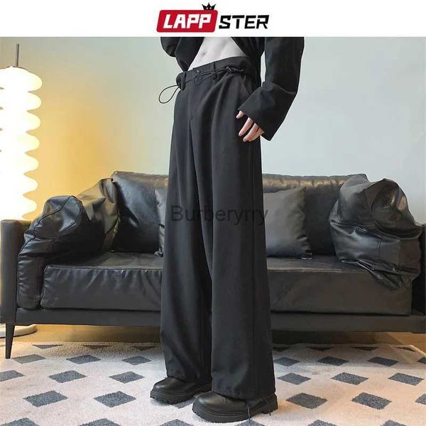 Macacões femininos macacão lappster moda coreana baggy joggers calças 2023 macacão preto oversized japonês harajuku sweatpants casual calças de perna larga l231005