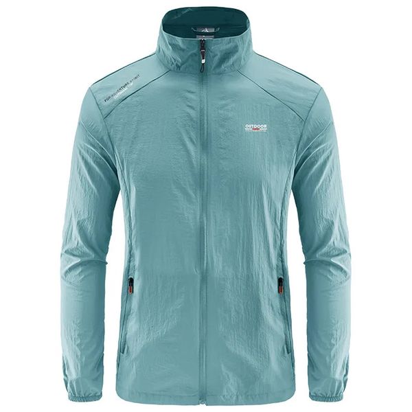 Giacche da uomo Streetwear Giacche estive per la protezione solare Per lo sport Ciclismo Sottile Escursionismo Cappotti da pesca Uomo jaqueta masculina Abbigliamento di marca 231005