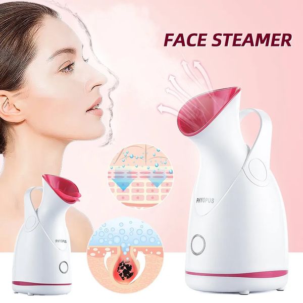 Steamer Face Steamer Nano Steam Impacco Riscaldamento Spruzzatore Idratante per la pelle Umidificatore Poro Pulizia profonda Idratazione dell'acqua Nebulizzatore 230928