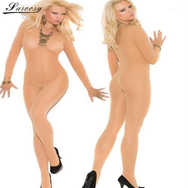 Body termico intero per donna nudo nero bianco lingerie sexy bodystocking modellante maniche lunghe body con cavallo aperto 191t