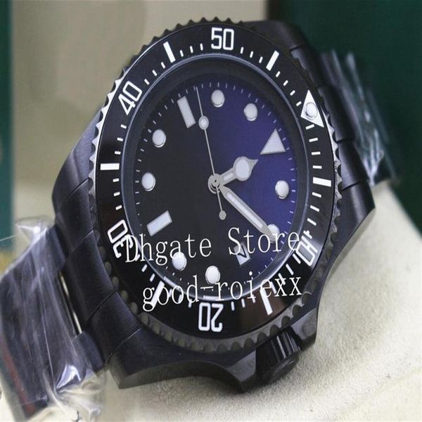 Orologi automatici da uomo a 5 colori Meccanico 2813 Orologio luminoso Sea Pro Hunter Uomo Nero Pvd Sport Dive Acciaio Zaffiro Crysta3223