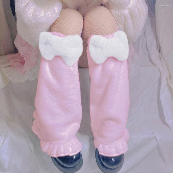 Calzini da donna elastici 1 paio simpatico cartone animato cosplay peluche sciolto super morbido da indossare ogni giorno