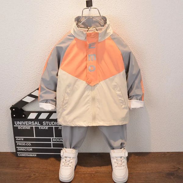 Kleidungssets Frühling Herbst Baby Jungen Mädchen Kleidung Kinder Baumwolle Sport Jacke Hosen Sets Kleinkind Kleidung Kinder Trainingsanzüge 2 Stück für 2-10T 231005