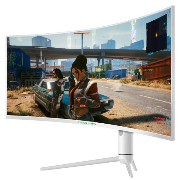 Titan Army 34 4K165Hz HDR400 gekrümmte Immersive Gaming Monitor Ultrawide WQHD 3440x1440 FreeSync 1ms 144Hz 1000r eingebauter Lautsprecher