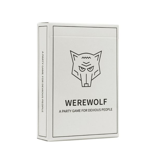 Distributore di giochi da tavolo all'ingrosso economico di alta qualità Stellar Factory Gioco di carte Werewolf Un gioco di società per persone subdole