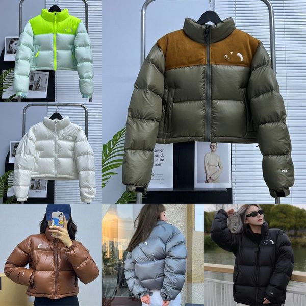 Designer Damen The Northe Face Pufferjacke mit Kapuze, Daunenparka, Winterjacken, warme Outdoor-Stickerei, Buchstaben-Reißverschluss, Mäntel, Tops, Streetwear-Kleidung