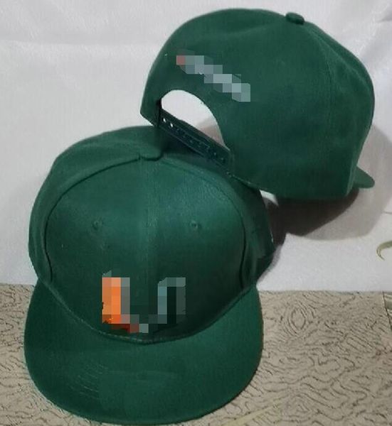 2023 Chapéu de furacões ajustável de beisebol universitário de todos os fãs da equipe dos EUA no campo Mix Tamanho do pedido Fechado Flat Bill Base Ball Snapback Caps Bone Chapeau a2