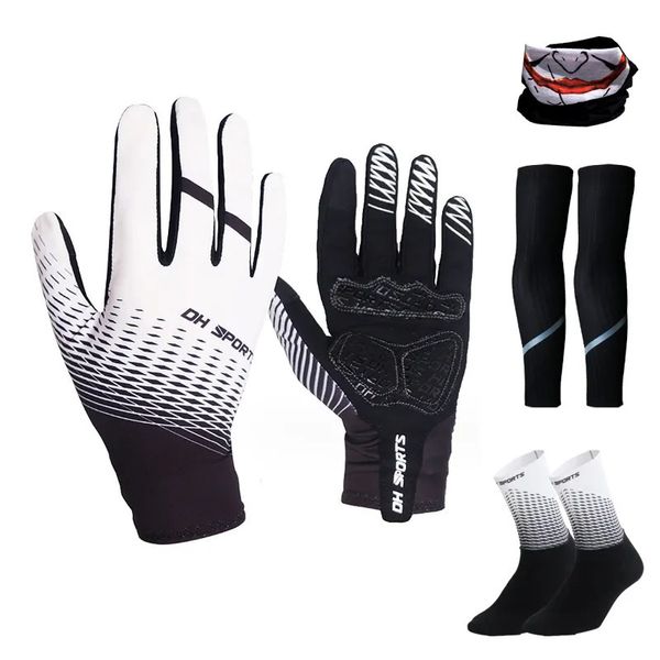 Radfahren Handschuhe Männer Fahrrad Finger Anti-Rutsch Cyling Ärmeln Frauen Sportsocken Mtb Bike Fäustlinge Manschetten Laufen Wandern Komplette Kits 231005