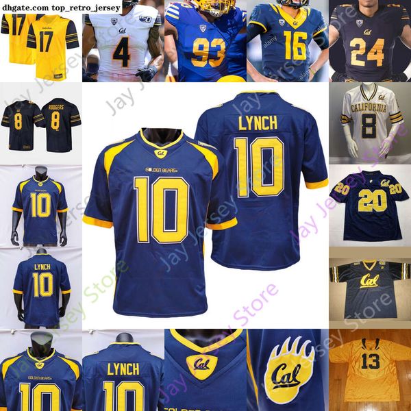 American Wear NEUE Trikots California Football Jersey NCAA College Aaron Rodgers Marshawn Lynch Chase Garbers Christopher Brown JrD eseanJ acksonN ikkoR emigioG oo