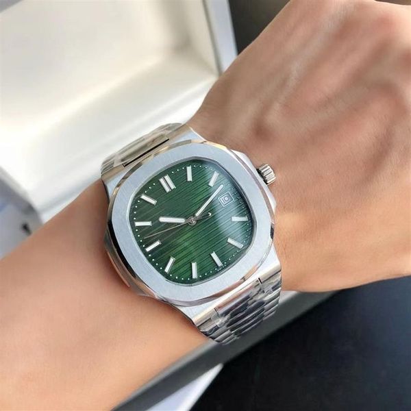 2021 hit superficie verde orologi da polso automatici meccanici da tavolo maschili braccialetto sportivo di moda di lusso personalizzato in acciaio inossidabile 316 305D