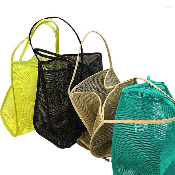 Storage Bags Shopping Bag Beach Net Fashionable And Lightweight All- Mesh Clothing