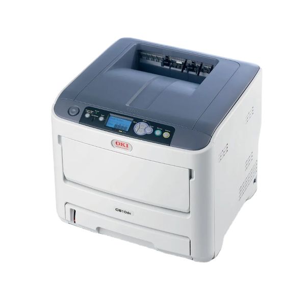 Impressora original para OKI C610 C610dn Impresso cartão de visita Impressora laser colorida de papel grosso