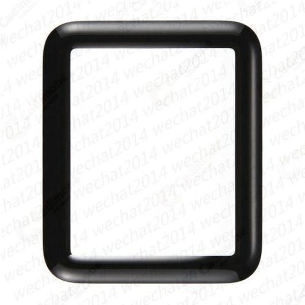 Obiettivo del pannello esterno LCD touch screen in vetro esterno anteriore da 100 pezzi per Apple Watch 1 2 3 4 5 6 38mm 42mm 40mm 44mm ZZ