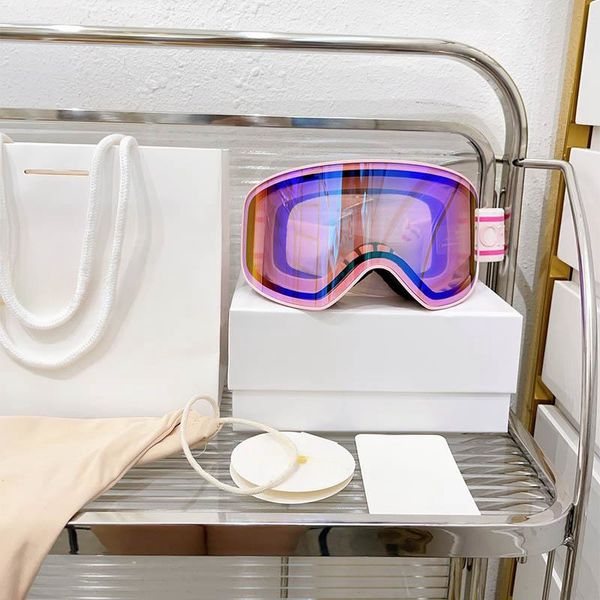 Güneş Gözlüğü Kayak Gözlükleri Erkek ve Kadın Profesyonel Gözlük Tasarımcıları Kadınlar Ayarlanabilir Lüks Büyük Gözlük Tarzı Anti-Bok Tam Çerçeve Tasarım Gözlükler