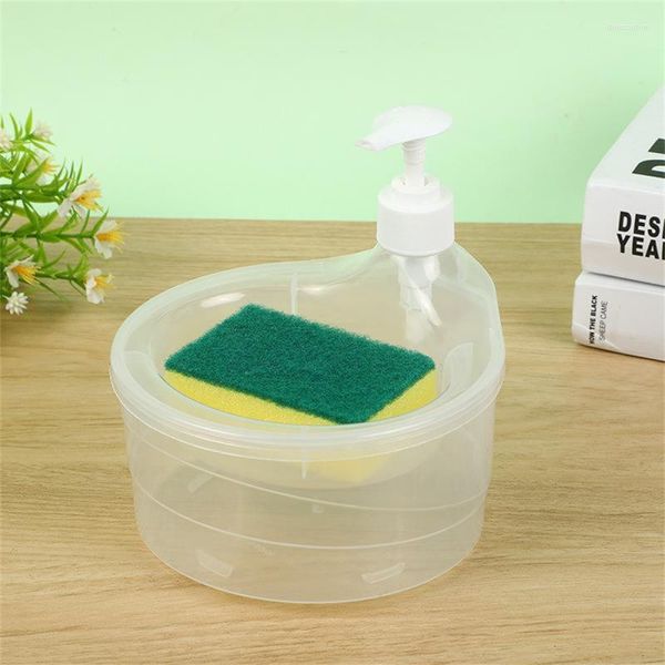 Dispenser di sapone liquido Pulitore per pressa Bottiglia di plastica Disponibile in 3 colori Pulizia efficiente Multiuso Comodo e pratico Durevole