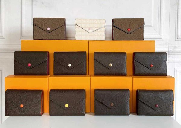 Tasarımcı Erkekler S cüzdan Klasik yüksek kaliteli kadın kredi kartı tutucu çanta moda çeşitli stiller ve renkler toptan kısa erkek cüzdan deri çanta