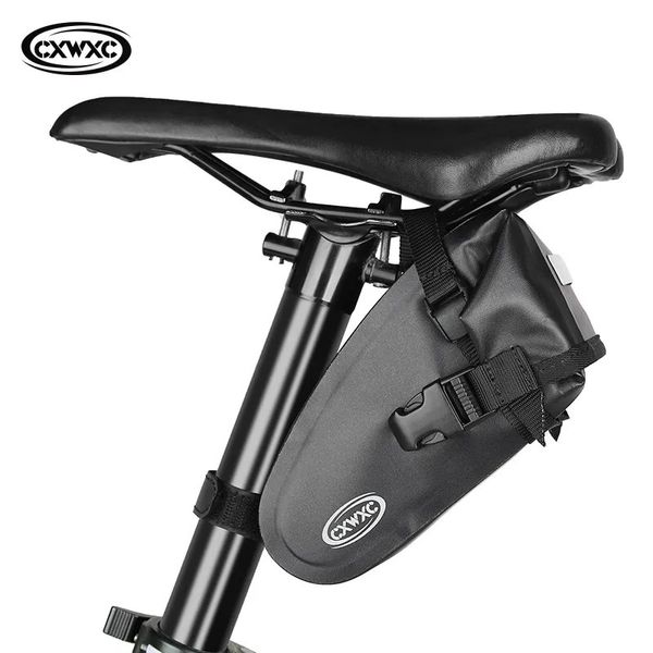 Сумки на корзины CXWXC Велосипедная сумка Седло для велосипеда Полностью водонепроницаемое пылезащитное MTB шоссейный велосипед Задняя внутренняя опора киля для подседельного штыря 231005