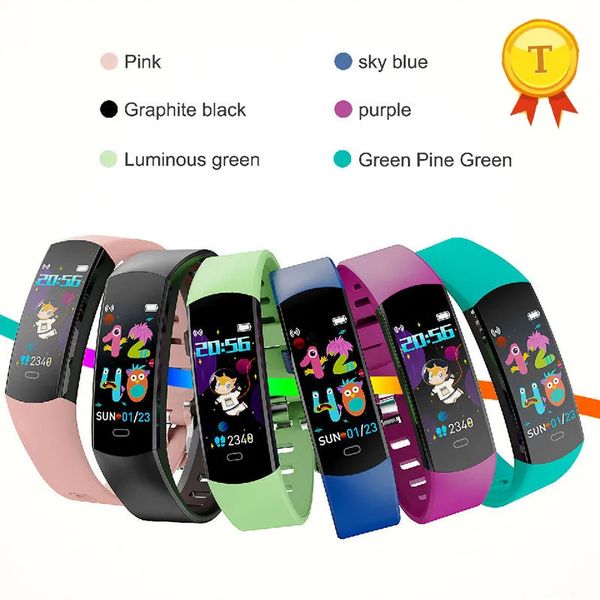 Orologio da regalo per bambini Studenti regalo di compleanno per bambini Moda Orologio intelligente Bracciale intelligente per bambini Per ragazzi Ragazze Smartband Polsino per bambini Orologio sportivo 230928