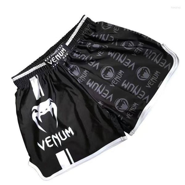 Pantaloncini da uomo Lotta Boxe Quick Dry MMA Muay Thai Allenamento Palestra Fitness Sport 2022293u