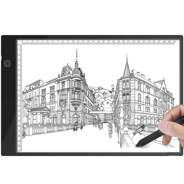 A4 caixa de luz tracer led gráfico tablet escrita pintura traçado placa cópia almofada desenho digital artcraft ll