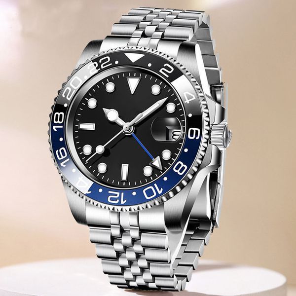 rol masculino relógio automático com caixa master Series relógio mecânico pulseira de aço montre 2813 movimento relógios masculinos sprite relógios de pulso relógio à prova d'água de vidro de safira