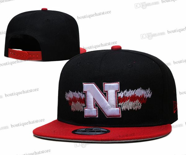 2023 All Team Mix Color Fan's NCAA USA College Baseball Verstellbare Mütze Herren Damen Einheitsgröße Vintage Flat Bill Base Ball Snapback Caps Buchstaben A N Bone Chapeau Oc5-07