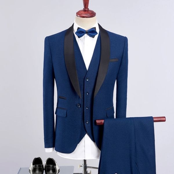 Abiti da uomo Blazer Custom Made Groomsmen Modello Smoking dello sposo Scialle Risvolto Abiti da uomo Matrimonio Uomo 21187581 231005