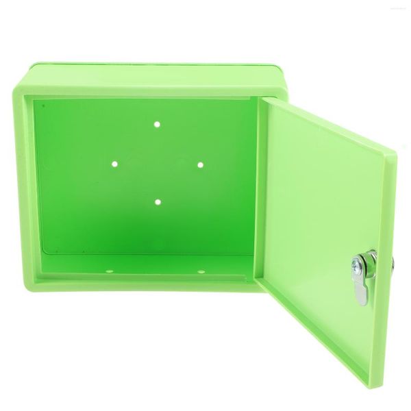 Lagerung Flaschen Milch Box Wand montiert Schloss Multi-use Mount Mail Fall für Zuhause