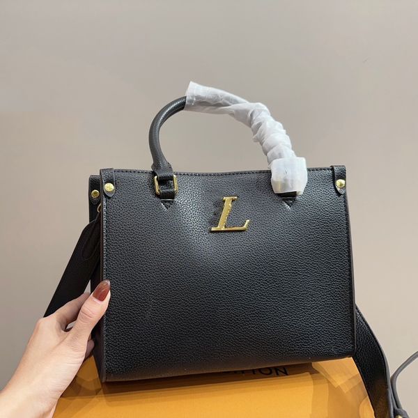 Luis vuittons Business LVSE Bag Luiseviution Unissex Paris Designer ombro Luxo de Luxo Uma Litra Plainária Genuína de Grande Capacidade Bolsas Pretas