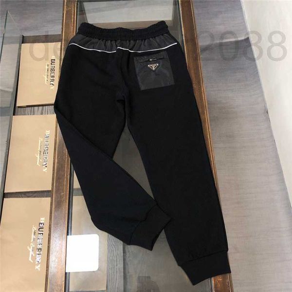 Pantaloni da uomo Designer PRA23FW Autunno e inverno Nuovi pantaloni elastici per la protezione dei piedi da uomo e da donna Pantaloni casual da tiro a triangolo MVZT