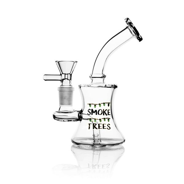 Yeni Varış 6.5 inç Bent Mini Nargil Bong: Eşsiz tasarımlı küçük berrak cam su borusu