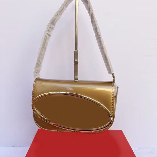 Borsa a tracolla borsa firmata in vera pelle borse da donna borse jingle per donna argento lucido colore oro moda borse a tracolla ascellare a conchiglia xb009