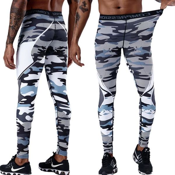 Abbigliamento uomo Pantaloni a compressione Uomo Fitness Leggings muscolari Abbigliamento sportivo Pantaloni sportivi Palestre Pantaloni maschili Allenamento Pantaloni da jogging da uomo297c