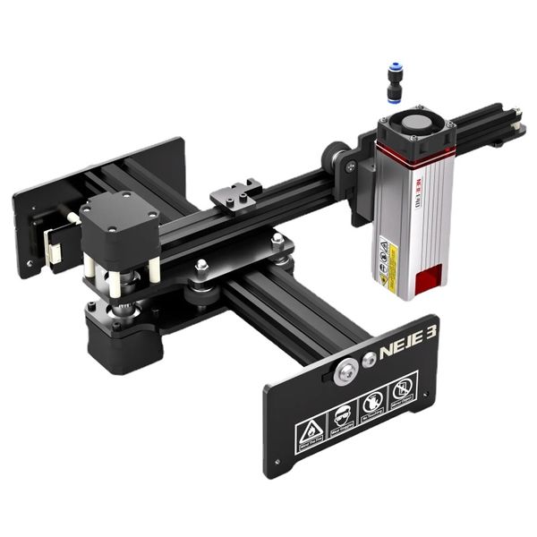 Neje 3 e40 80w cnc gravador a laser portátil máquina de escultura mini diy laser marca logotipo impressora para gravura em metal