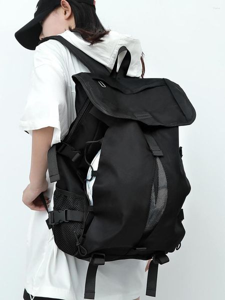 Sırt çantası moda markası erkekler büyük kapasiteli açık hava spor çantası eğitimi okulu öğrenci seyahat