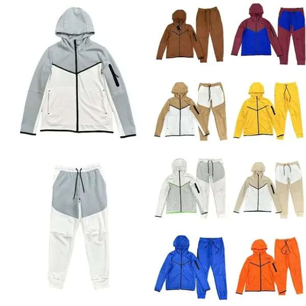 2023 Sezon Pantolon Mens Tech Fleeces Tasarımcılar Hoodies Ceketler Kış Kapalı Fiess Eğitim Spor Pantolon Uzay Pamuk Pantolon