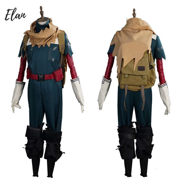 In Magazzino Midoriya Izuku Cosplay Deku My Hero Academia Costume Cosplay Boku Midoriya Izuku Deku Battle Suit Travestimento Deku Suitcosplay