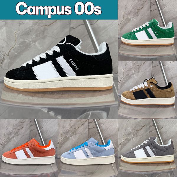 Scarpe firmate di lusso 00s sneaker casual in pelle scamosciata nera grigio marrone deserto deserto deserto inchiostro ambient glade foresta glade semi lucido blu bassa uomo addestratori da uomo US 5-11