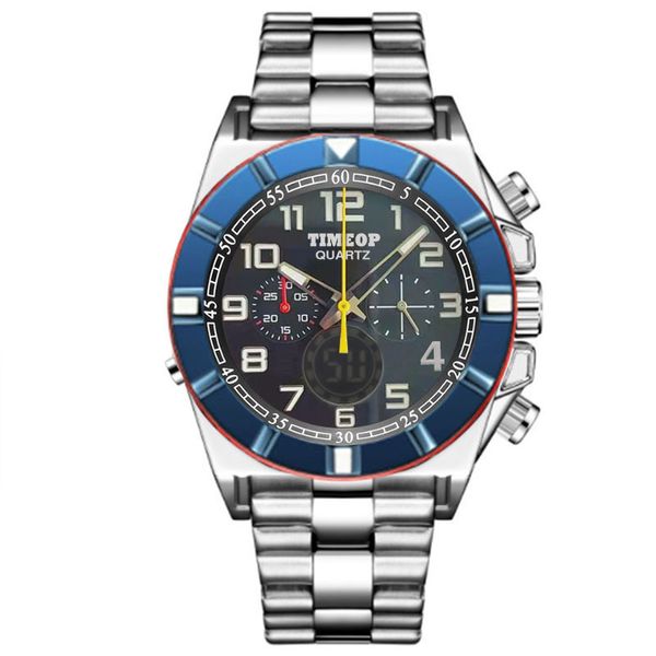 Neue Design -Mens Uhren Montre de Luxe Chronograph Quarz F1 Uhr Edelstahl Business -Armbanduhren Orologi Lusso Designer männlicher Uhr kleines Zifferblatt Männer Uhren beobachten