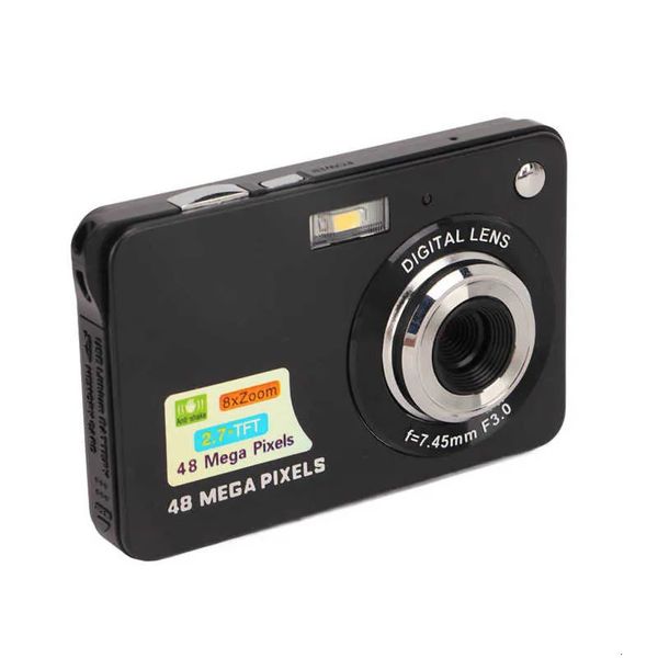 Видеокамеры Портативная камера 48 миллионов пикселей 8-кратный зум 27-дюймовый ЖК-дисплей 48-мегапиксельная противоударная мини-видеосъемка для самостоятельной съемки 231006