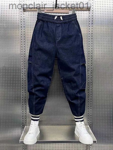 Jeans da uomo Pantaloni Harem Denim da uomo Hip Hop Harajuku Jeans larghi Pantaloni larghi di lusso di alta qualità Novità nella moda Streetwear J231006