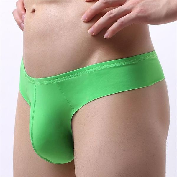 Herren-Tangas, Herren-Tanga, Eisseide, sexy, durchscheinend, niedrige Taille, seidige Unterwäsche, G-String, Tanga, Herren-Höschen, Herren-String, Gay289N