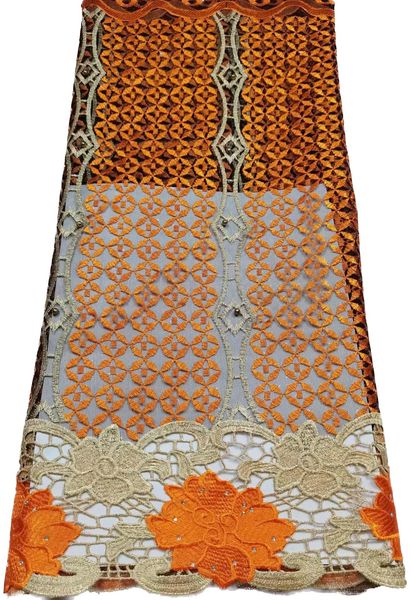 Neueste Stickerei Spitze Perlen Stoff Mehrfarbig 5 Yards Französischer Tüll Afrikanische Kleider für Frauen Nigerianischer Stil Design Bankett Party Bekleidung 2023 Hochzeit KY-6141