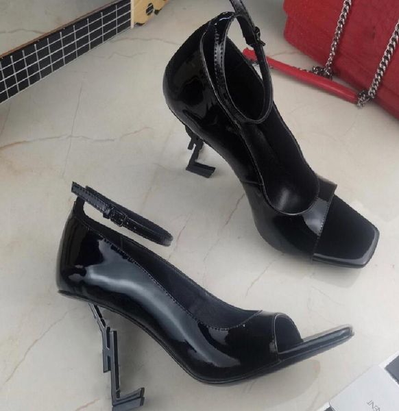 Nuove scarpe eleganti da donna scarpe firmate borsa tn tacchi alti in vernice nero nudo rosso festa nuziale ufficio sandali moda donna di lusso
