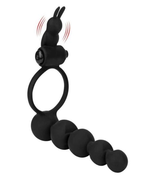 Articoli per massaggi aggiornamento pene anello vibrante giocattoli del sesso per coppia Gspot vibratore butt plug doppia penetrazione strapon dildo anale Bea8327220