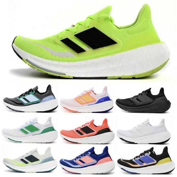 Ultraboost Light Trainer Run Running Shoes Ultra Core Triplo Preto Solar Vermelho Volt Verde 2023 Homem Mulheres Chaussures Sneaker Tamanho 5.5 - 12