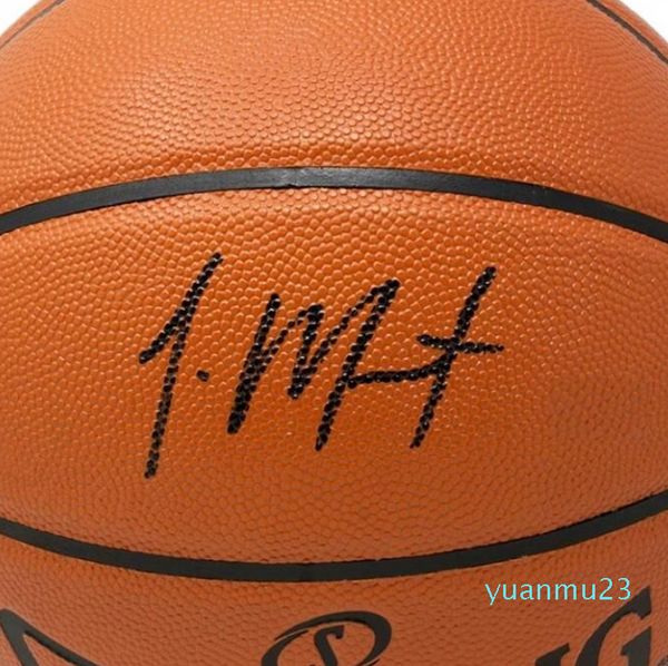Garnett gesigneerd Ondertekend, handtekening auto Handtekening Indoor Outdoor collectie sprots Basketbalbal