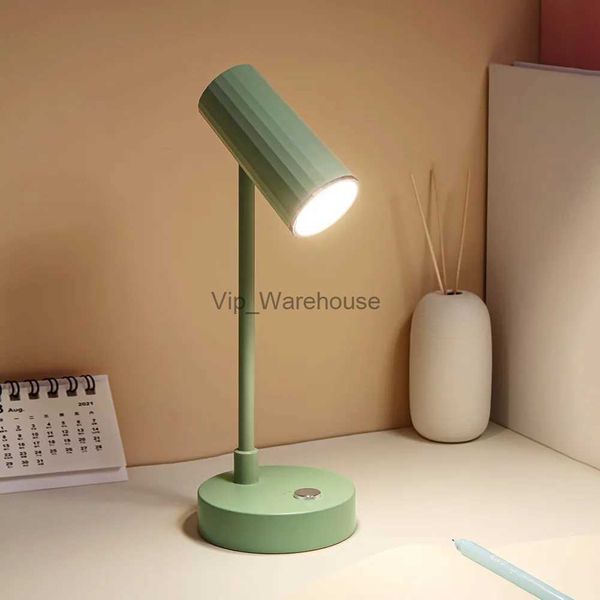 Candeeiros de mesa USB recarregável LED Candeeiros de mesa com toque regulável LED Stand Desk Light Reading Lamp 3 Modes Modern Minimalism Study Lamp YQ231006